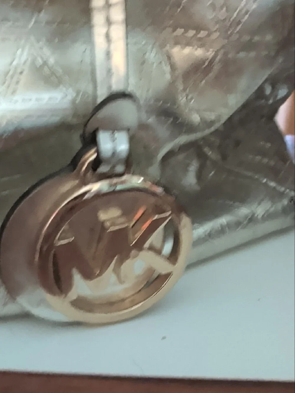 Michael Kors Metallic Gold Shoulder Tote